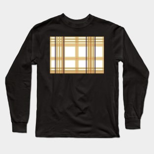 Unique Check Pattern Long Sleeve T-Shirt